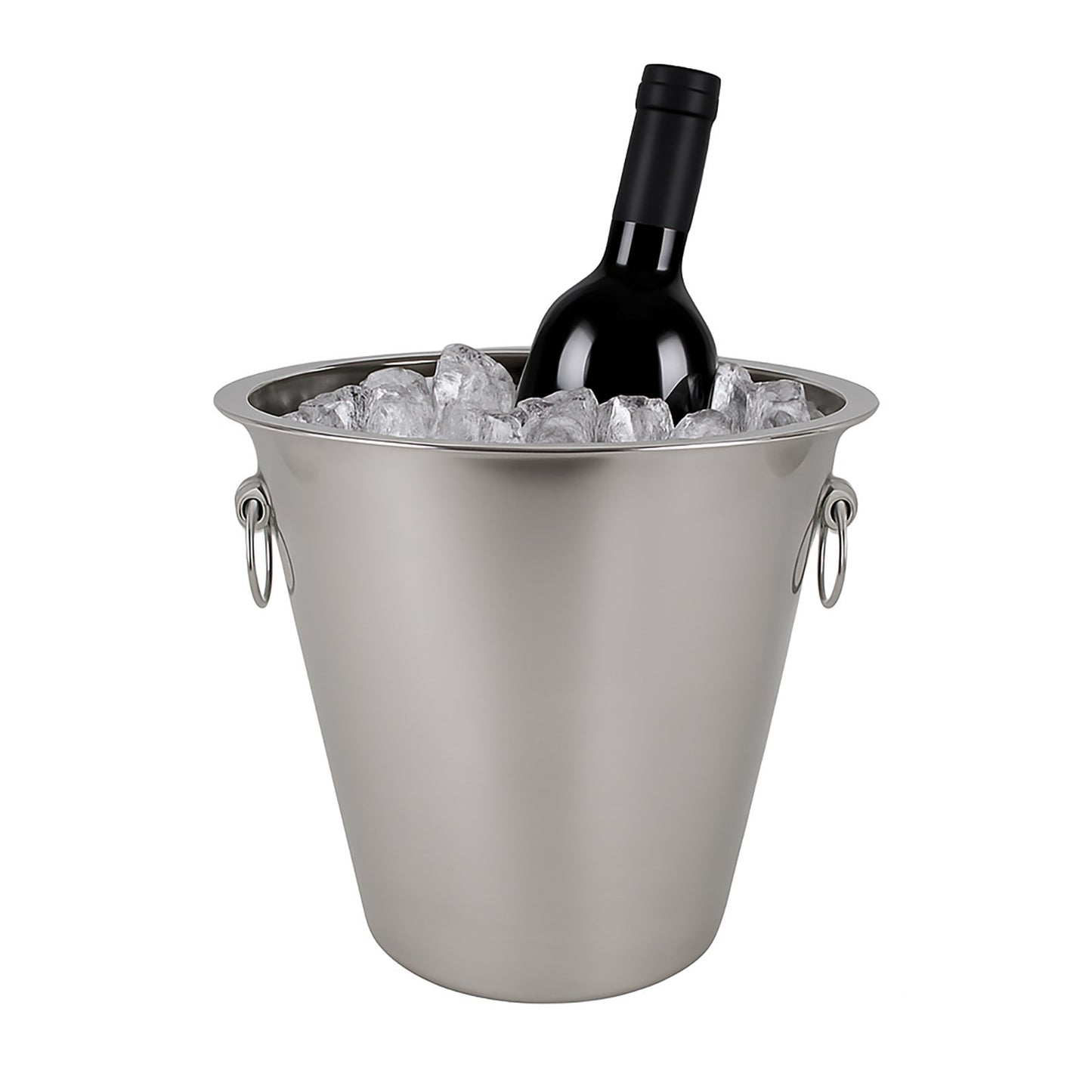 5L Stainless Steel Ice Bucket Champagne Wine Cooler with Handles Bar Pub Party