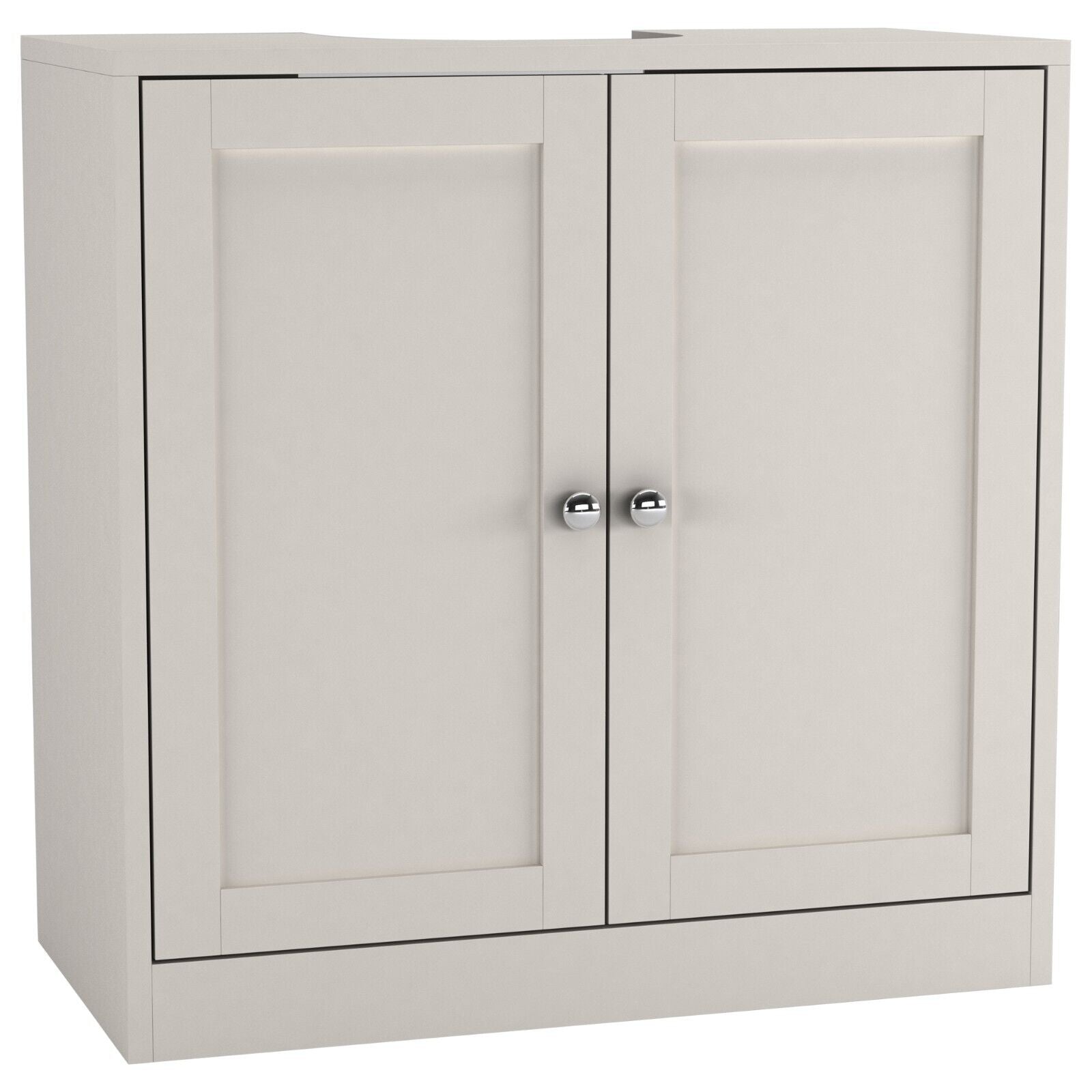 3Pc Bathroom Wood Unit under Sink Cabinet Mirror Cupboard Toilet Paper Dispenser