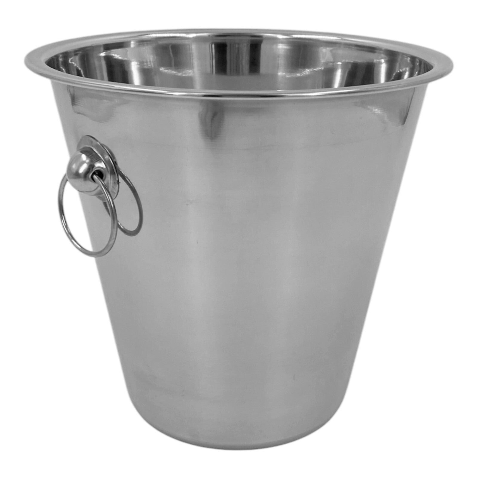 5L Stainless Steel Ice Bucket Champagne Wine Cooler with Handles Bar Pub Party