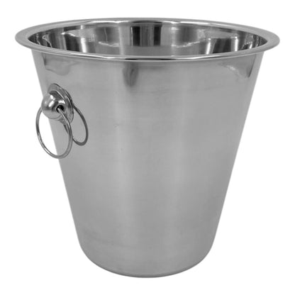 5L Stainless Steel Ice Bucket Champagne Wine Cooler with Handles Bar Pub Party