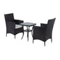 Basilica 2 Seater Bistro Set with Cushions