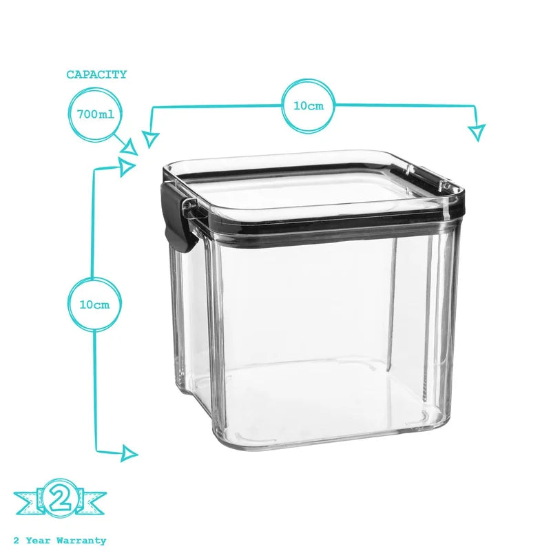 Food Storage Container - Pack of 5 - (2 Sizes)
