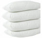 4 Pack Deluxe Super Bounce Back Pillows - 2 Bedding Set - 2 Pairs Plain Pillows