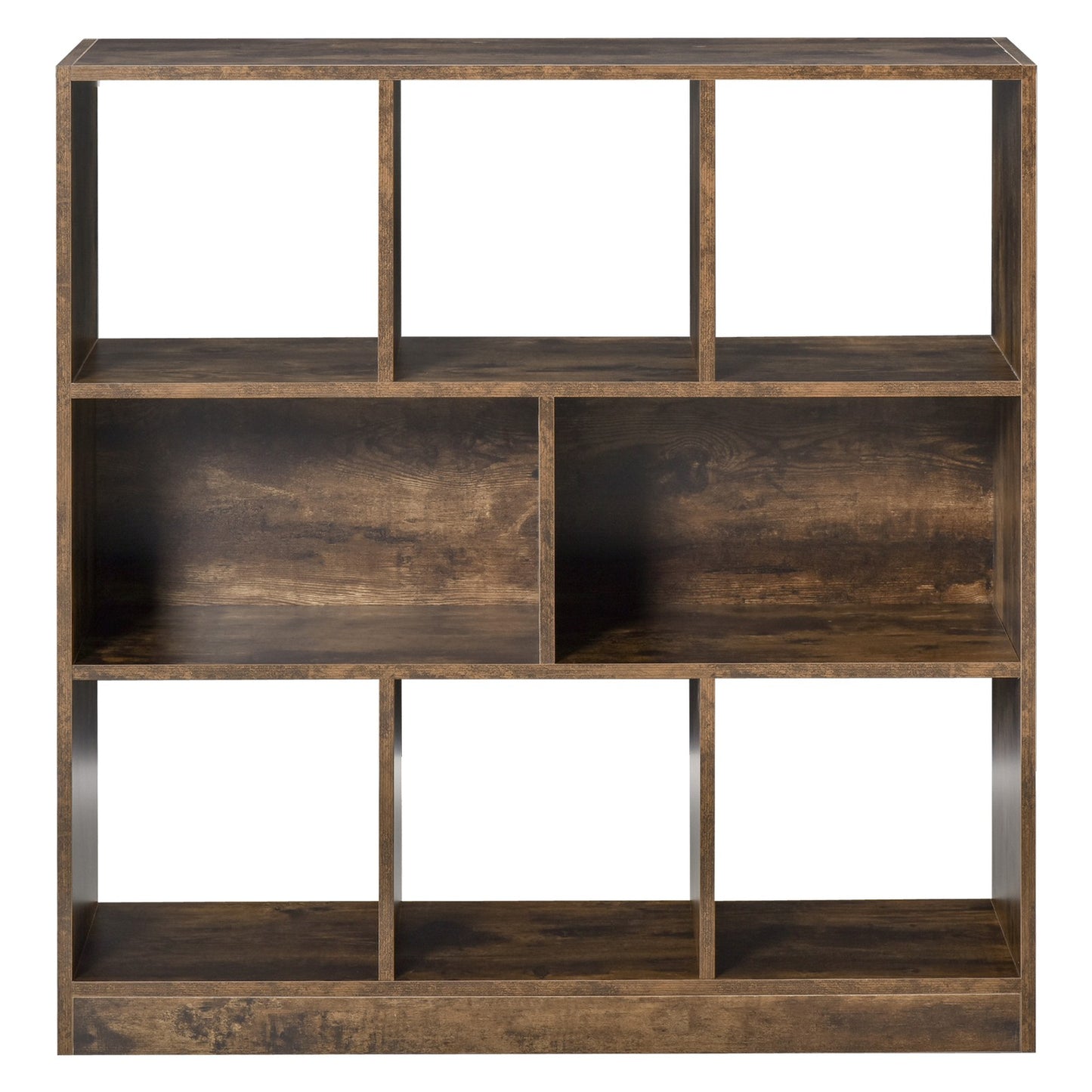 Storage Shelf 3-Tier Bookcase Display Rack Home Organizer for Home Office