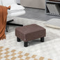 Footstool Small Footrest Upholstery with Plastic Legs
