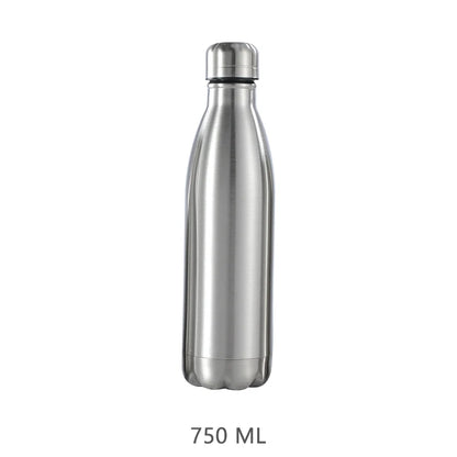 Stainless Steel Water Bottle 1 Liter Free Shipping Items, Drink Bottle for Sport Travel Cups, 500 750 1000Ml Water Bottles