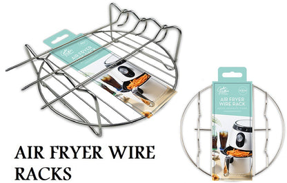 Air Fryer Wire Racks W/ Skewers Stainless Steel Available in 2 Sizes