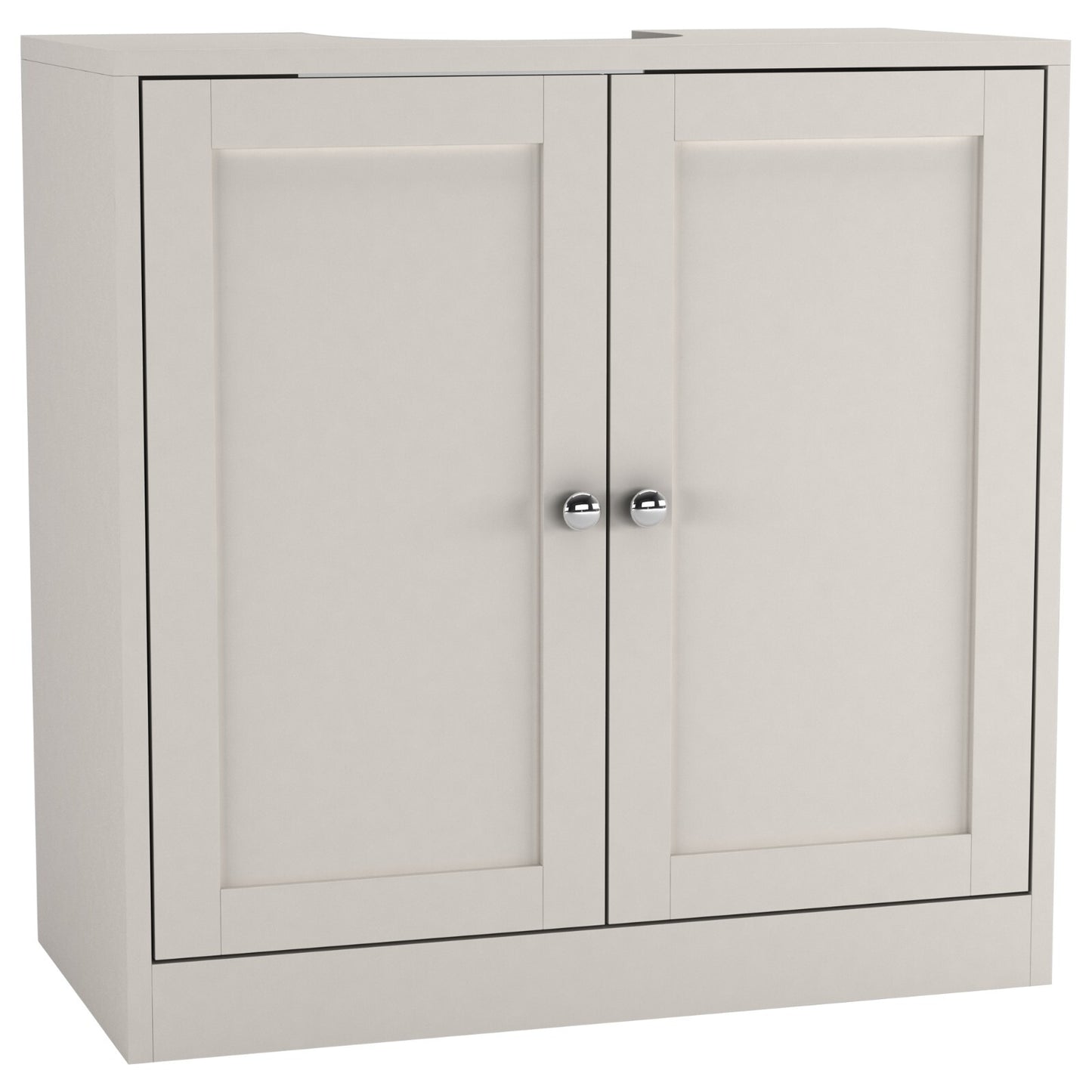 3Pc Bathroom Wood Unit under Sink Cabinet Mirror Cupboard Toilet Paper Dispenser