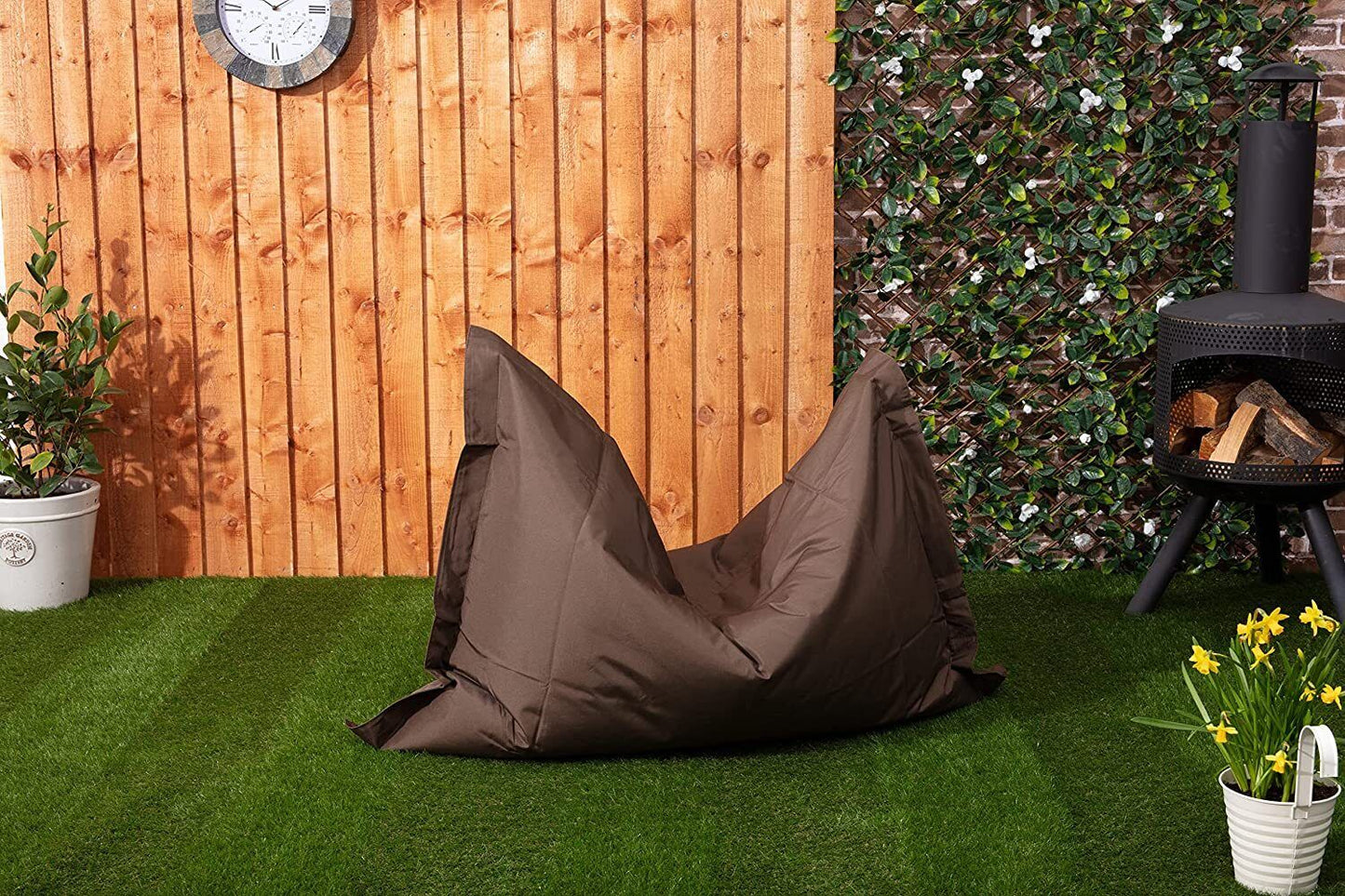 Kids Bean Bag Garden Indoor/Outdoor Beanbag Childrens Waterproof Chair Brown