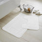 2 Piece Set Rectangle/U-Shaped Bath Mat