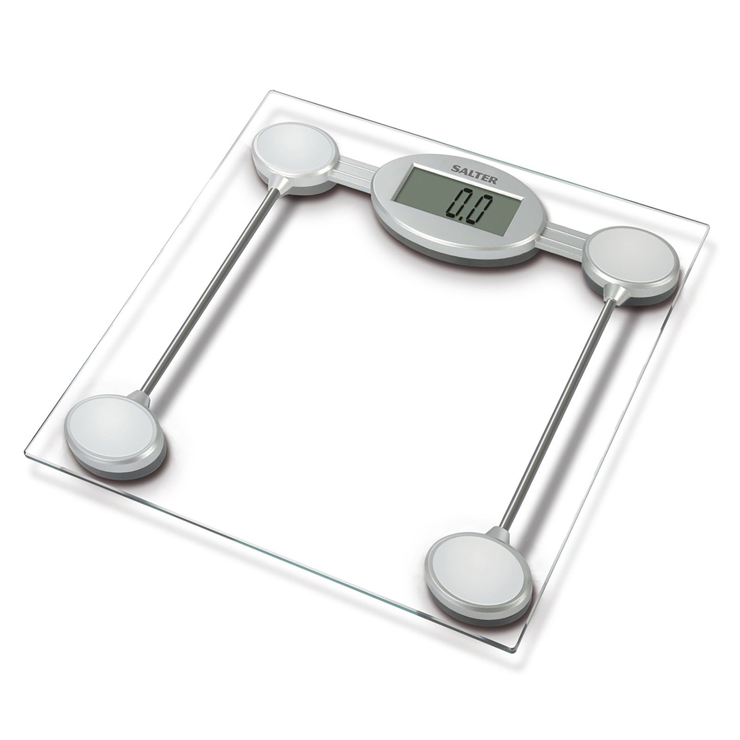 Salter Electronic Bathroom Weighing Scale Glass Digital 180KG Includes Batteries