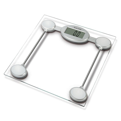 Salter Electronic Bathroom Weighing Scale Glass Digital 180KG Includes Batteries