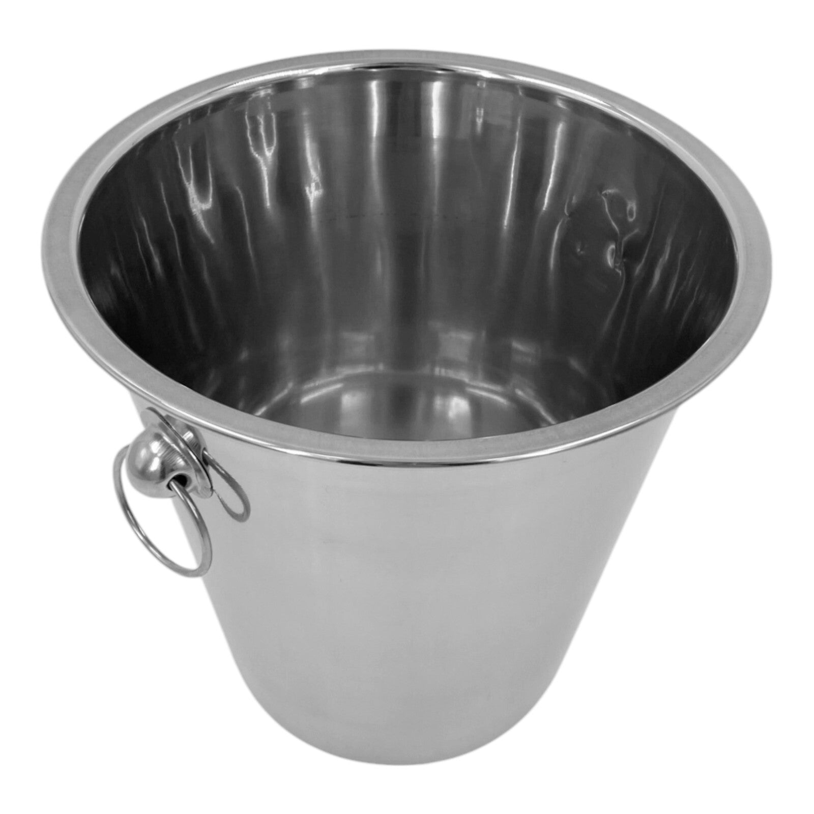 5L Stainless Steel Ice Bucket Champagne Wine Cooler with Handles Bar Pub Party