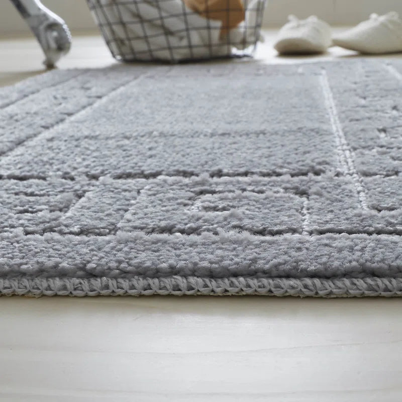 2 Piece Set Rectangle/U-Shaped Bath Mat