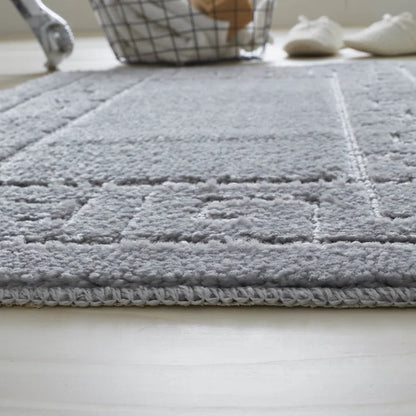 2 Piece Set Rectangle/U-Shaped Bath Mat