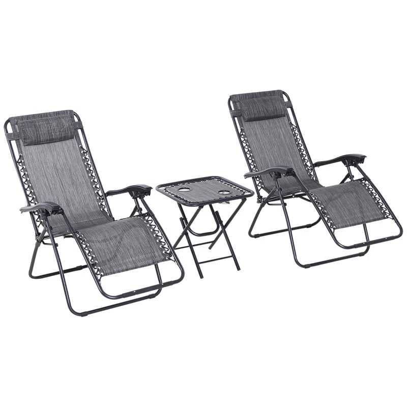 Plemons 65Cm Long Reclining Double Chaise