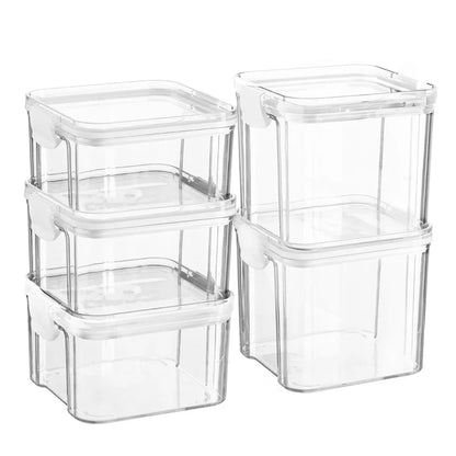 Food Storage Container - Pack of 5 - (2 Sizes)