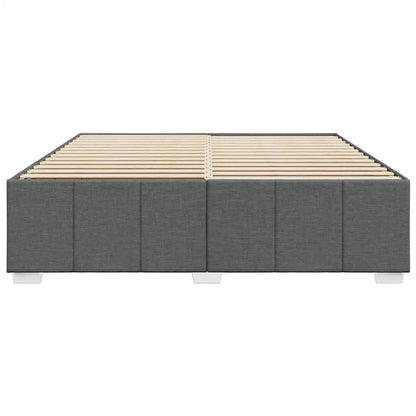 Dark Grey Super King Fabric Bed Frame - No Mattress Included