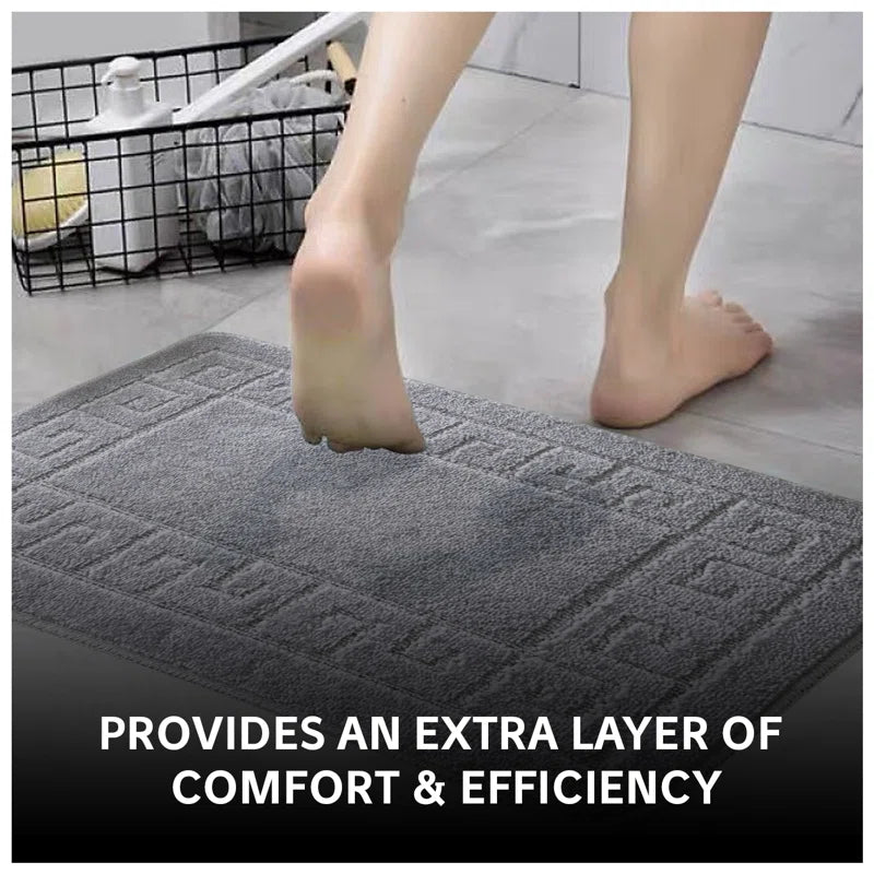 2 Piece Set Rectangle/U-Shaped Bath Mat
