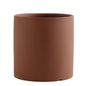 Nordic Industrial Style Colorful Ceramic Flowerpot Succulent Planter Green Plants Cylindrical Shape Flower Pot with Hole Tray