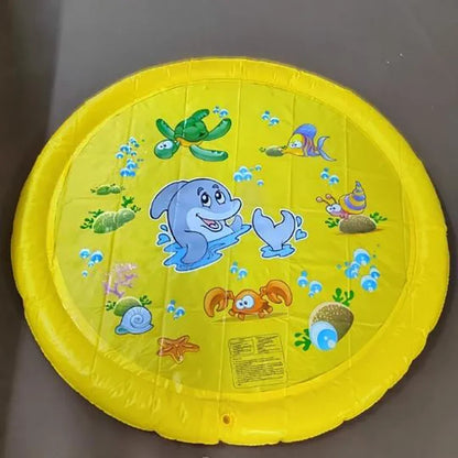 Non-Slip Splash Pad for Kids and Pet Dog Pool Summer Outdoor Water Toys Fun Backyard Fountain Play Mat