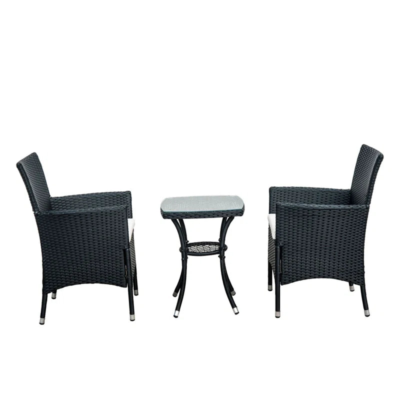 Basilica 2 Seater Bistro Set with Cushions