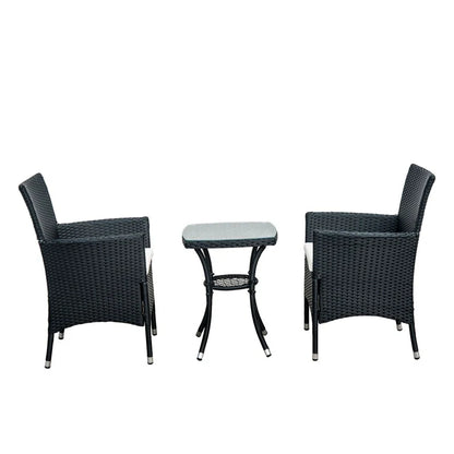 Basilica 2 Seater Bistro Set with Cushions