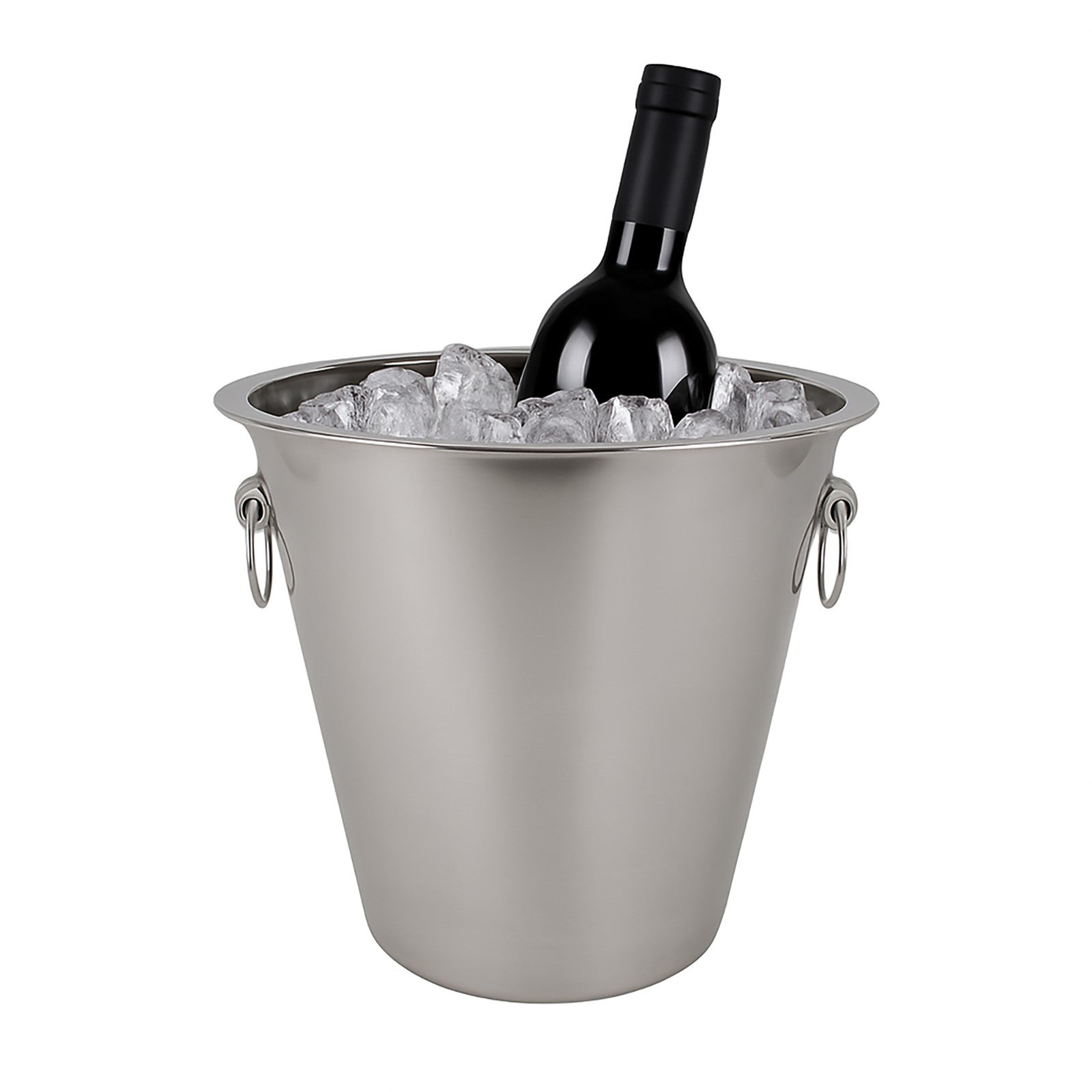 5L Stainless Steel Ice Bucket Champagne Wine Cooler with Handles Bar Pub Party