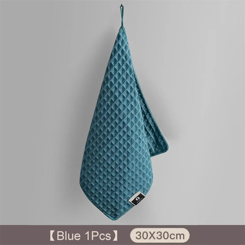 1/4Pc Coffee Bar Barista Cleaning Towel Super Absorbent Microfiber Cleaning Cloth Towels for Kitchen Home Coffee Machine Cleaner
