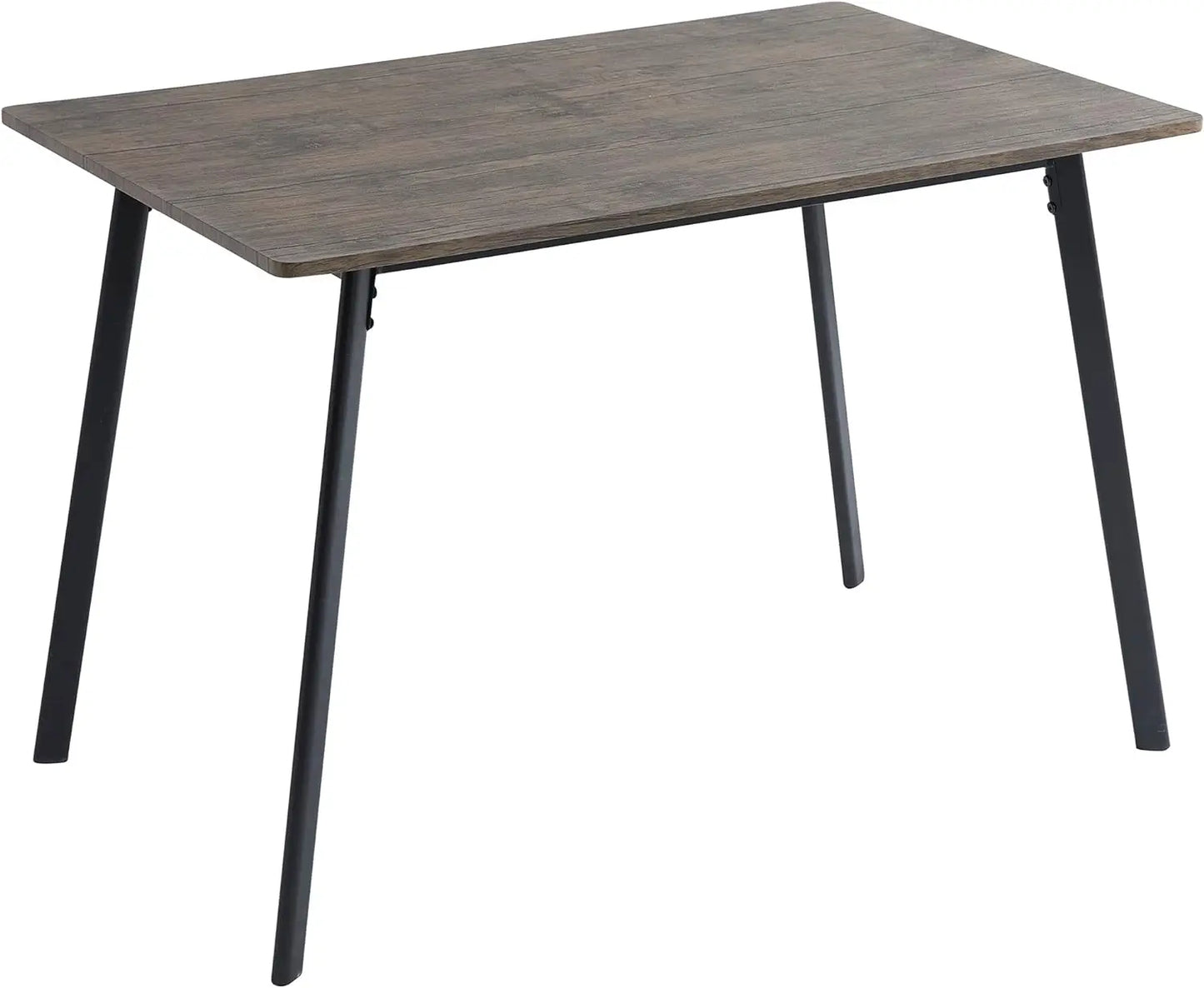 Dining Table and Chairs Set Metal Wood Effect Table Dining Set 4 Chairs Blake
