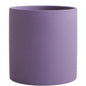 Nordic Industrial Style Colorful Ceramic Flowerpot Succulent Planter Green Plants Cylindrical Shape Flower Pot with Hole Tray
