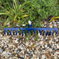 Garden Rake Steel Hardened Heavy-Duty for Hay Leaves Lawn Pebbles Removal Tool