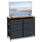 6-Drawer Dresser with Metal Frame and Anti-Toppling Devices
