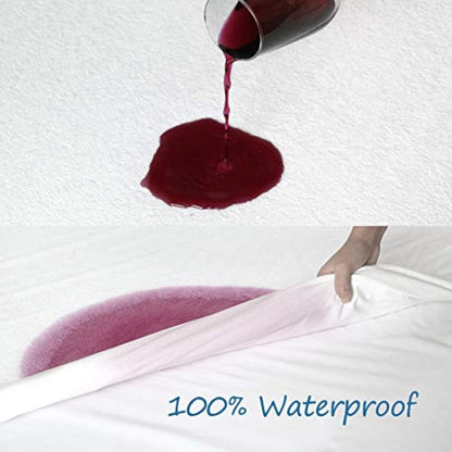 New Waterproof Terry Towel Mattress Protector Fitted Bed Cover Double Non-Noisy
