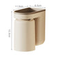 Wall Mounted Toothbrush Holder 2 in 1 Toothbrush Storage Rack Creative Inverted Toothbrush Cup Drain Rack Bathroom Accessories