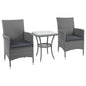 Basilica 2 Seater Bistro Set with Cushions
