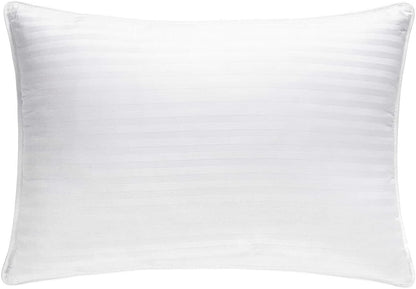 Extra Filled Pillows 2 Pack Hotel Quality Firm Deluxe Egyptian Stripe Pillows