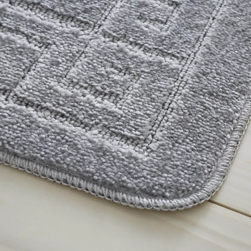 2 Piece Set Rectangle/U-Shaped Bath Mat