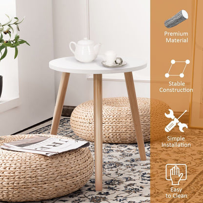Round Coffee End Table Sofa Side Table Modern Tea Table Furniture Living Room