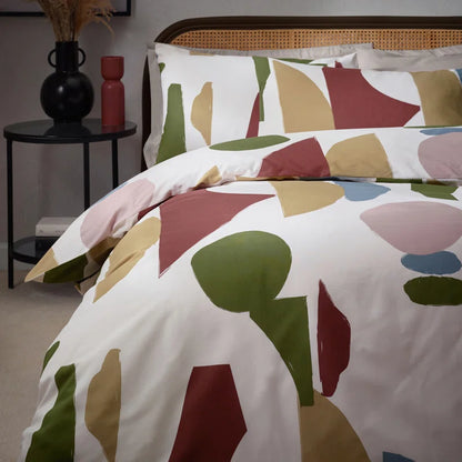 Areonia Cotton Blend Duvet Cover Set with Pillowcases