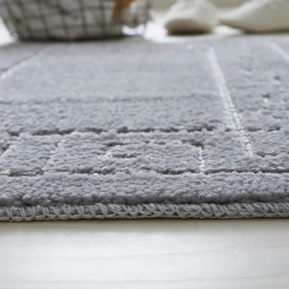 2 Piece Set Rectangle/U-Shaped Bath Mat