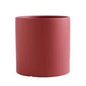 Nordic Industrial Style Colorful Ceramic Flowerpot Succulent Planter Green Plants Cylindrical Shape Flower Pot with Hole Tray