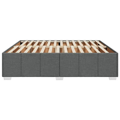 Dark Grey Super King Fabric Bed Frame - No Mattress Included