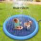 Non-Slip Splash Pad for Kids and Pet Dog Pool Summer Outdoor Water Toys Fun Backyard Fountain Play Mat