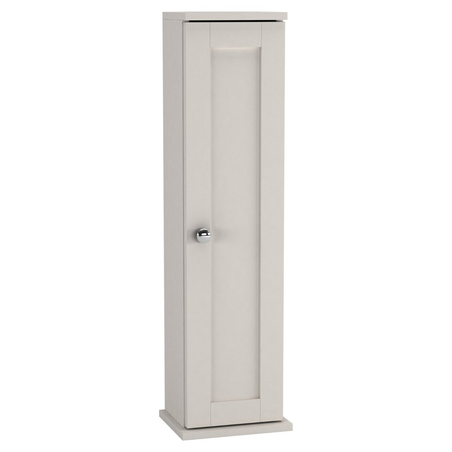 3Pc Bathroom Wood Unit under Sink Cabinet Mirror Cupboard Toilet Paper Dispenser