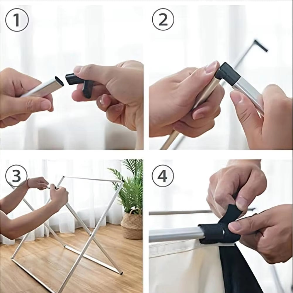 [UK Stock] Foldable Dirty Laundry Basket Home Large Dirty Clothes Laundry Hamper Storage Bag Clothes Storage Laundry Sorter Bin