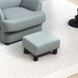 Footstool Small Footrest Upholstery with Plastic Legs