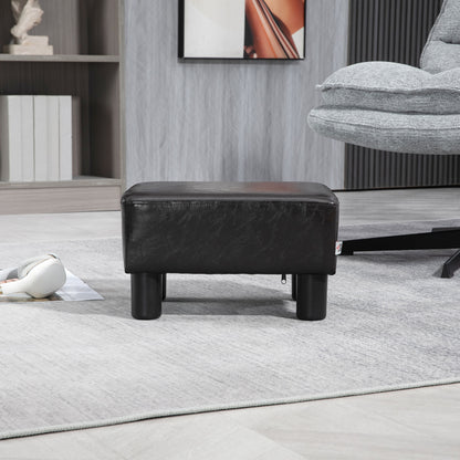 Footstool Small Footrest Upholstery with Plastic Legs