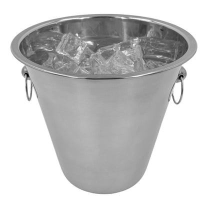 5L Stainless Steel Ice Bucket Champagne Wine Cooler with Handles Bar Pub Party
