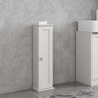 3Pc Bathroom Wood Unit under Sink Cabinet Mirror Cupboard Toilet Paper Dispenser